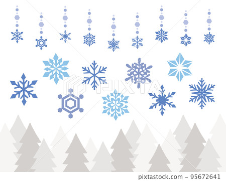 Crystal of snow	 95672641