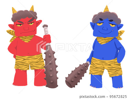 用金屬棒設置的惡魔插圖 95672825