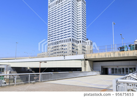 Osaka Prefecture Izumisano City Aozora no Rinku Town Station Nankai Airport Line JR Kansai Airport Line 95675653