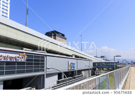 Osaka Prefecture Izumisano City Aozora no Rinku Town Station Nankai Airport Line JR Kansai Airport Line Osaka Prefecture Izumisano City Aozora no Rinku Town Station Nankai Airport Line JR Kansai Airport Line 95675688