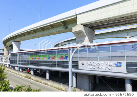 Osaka Prefecture Izumisano City Aozora no Rinku Town Station Nankai Airport Line JR Kansai Airport Line 95675690