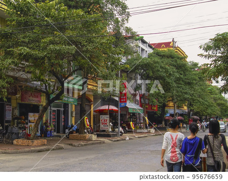 Townscape of Mong Cai, Vietnam / Mong Cai, Vietnam Townscape of Mong Cai, Vietnam / Mong Cai, Vietnam 95676659