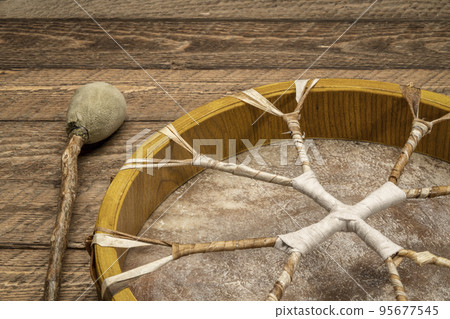 shaman frame drum with a beater 95677545