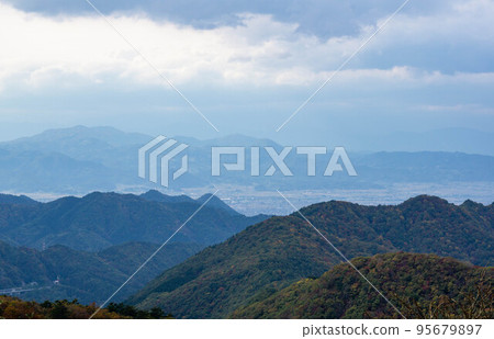 Yamagata city seen from the Sasaya Pass parking lot Yamagata city seen from the Sasaya Pass parking lot 95679897