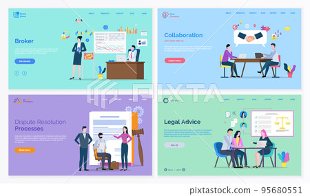 Judge Consultation, Collaboration and Deal Vector Judge Consultation, Collaboration and Deal Vector 95680551