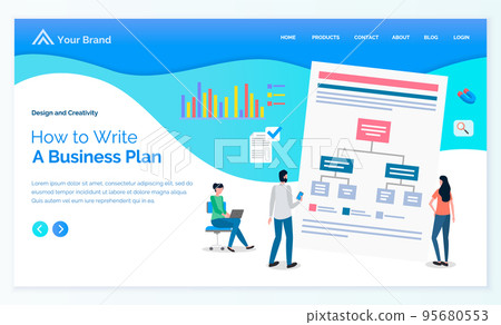 How to write business plan, list with tasks, missions, targets, businesspeople analysing info How to write business plan, list with tasks, missions, targets, businesspeople analysing info 95680553