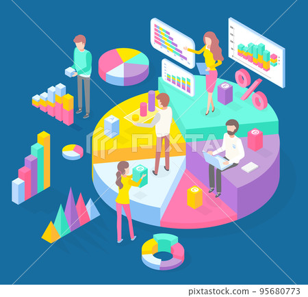Infographics, isometric 3d charts, pie charts, graphics, pyramids, diagrams, visual presentation Infographics, isometric 3d charts, pie charts, graphics, pyramids, diagrams, visual presentation 95680773