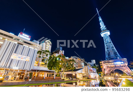 Nagoya Night View Hisaya Odori Park Nagoya Night View Hisaya Odori Park 95683298