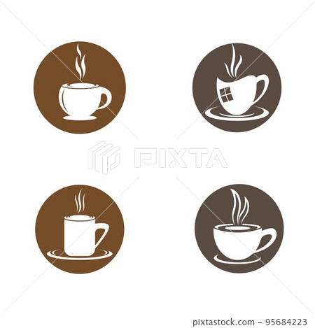 Coffee cup symbol vector icon illustration design Coffee cup symbol vector icon illustration design 95684223