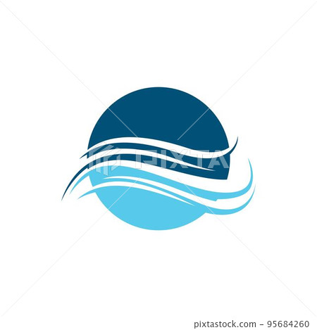 Wave symbol vector icon illustration design Wave symbol vector icon illustration design 95684260