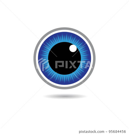 Eye symbol vector illustration design 95684456