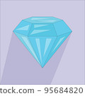 Icon of Diamond Jewelry Vector  95684820