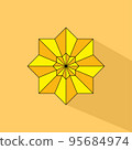 Icon 3D Star Yellow Vector 95684974