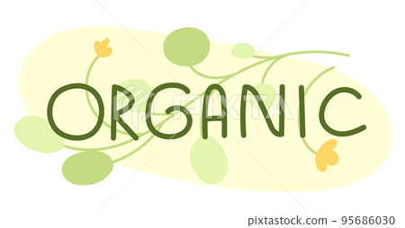 Organic eco bio fresh healthy product label Organic eco bio fresh healthy product label 95686030