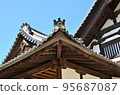 Kyoto Shrine roof scenery 95687087