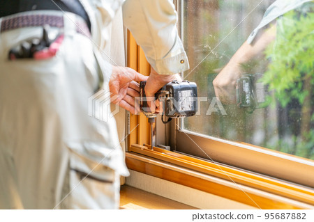 Inner window double window installation work 95687882