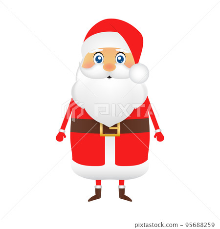 Santa Claus for Christmas on a white background Santa Claus for Christmas on a white background 95688259