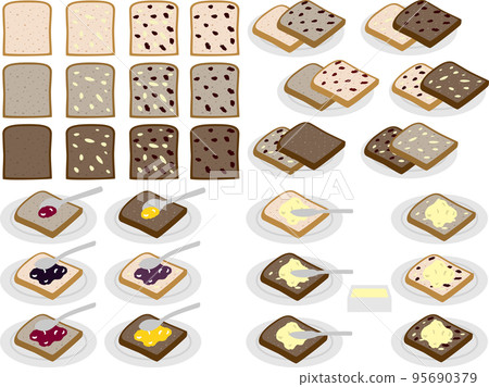 German bread slice square P 95690379