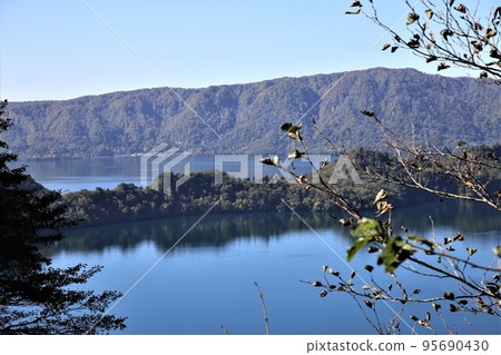 The view from Lake Towada The view from Lake Towada 95690430