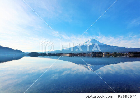 Flipped sky blue sky Fuji 95690674