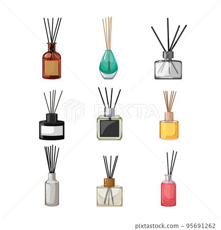 aroma sticks set cartoon vector illustration 95691262