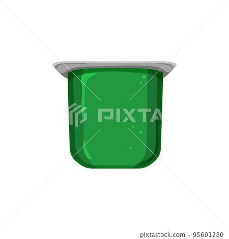 food yogurt package cartoon vector illustration 95691280