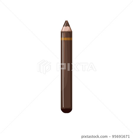 brown eyebrow pencil cartoon vector illustration brown eyebrow pencil cartoon vector illustration 95691671