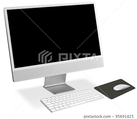 Flat Screen Desktop Computer Set 95691825