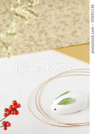 金色背景新年賀卡材料(自然味道) 金色背景新年賀卡材料(自然味道) 95693136