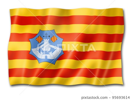 Menorca, Balearic islands flag, Spain 95693614