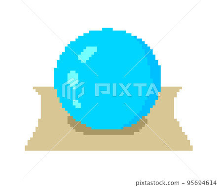 Crystal ball _ dot picture 95694614