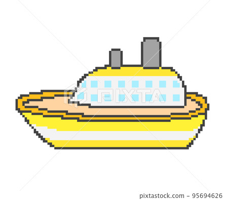 黃色船_點圖片 95694626