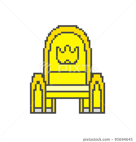 King's chair_dot picture (yellow) 95694645