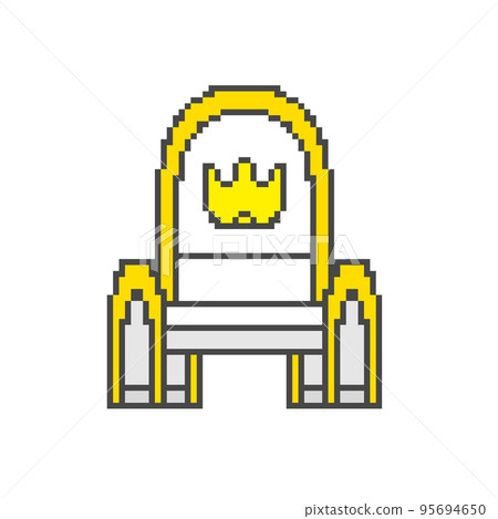 King's chair_dot picture (white) 95694650
