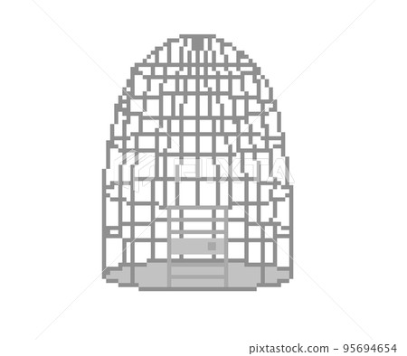 Dot picture _ bird cage 95694654