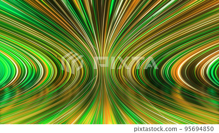 3D rendering of an abstract panoramic neon background with glowing rays 3D rendering of an abstract panoramic neon background with glowing rays 95694850