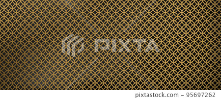 luxury gold geometric pattern with black background 95697262