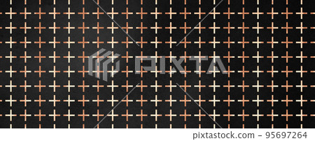 luxury gold geometric pattern with black background 95697264