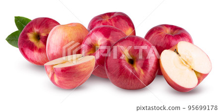 Red apple isolated on a white background. 95699178