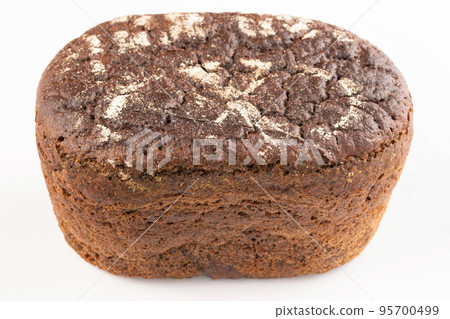 Fresh bread in the form of a brick 95700499