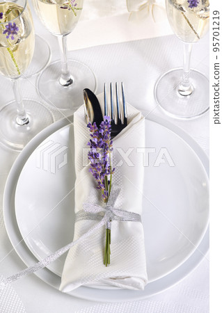 Table setting in Provence style 95701219