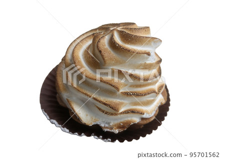 On a white background is a delicious cake, isolate food. On a white background is a delicious cake, isolate food. 95701562