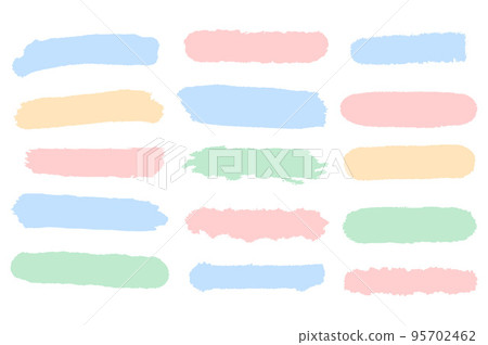 Set of stroke paintbrush abstract. Design for element. Vector illustration Set of stroke paintbrush abstract. Design for element. Vector illustration 95702462