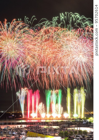 Okinawa Ryukyu Sea Flame Festival 95702614