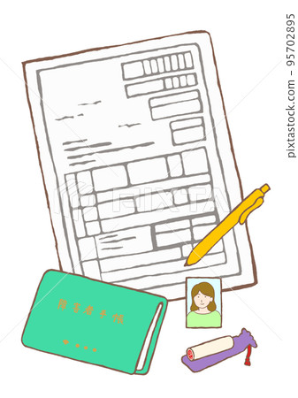 Illustration of Mental Disability Health and Welfare Handbook and Application Form 95702895