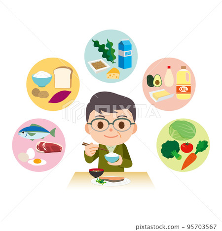 A well-balanced diet and men 95703567