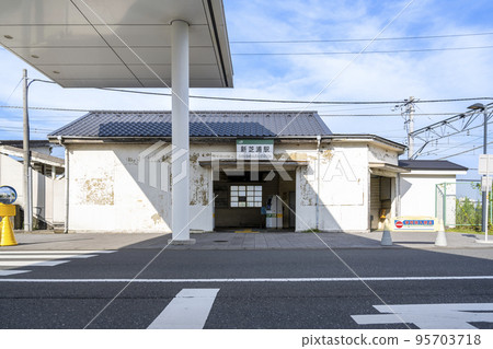 神奈川縣橫濱市街景新芝浦站 神奈川縣橫濱市街景新芝浦站 95703718