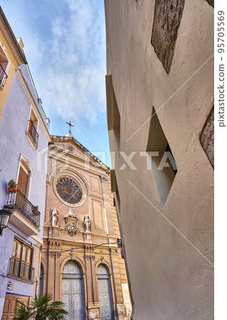 Historical view from city Valencia in Spain 95705569