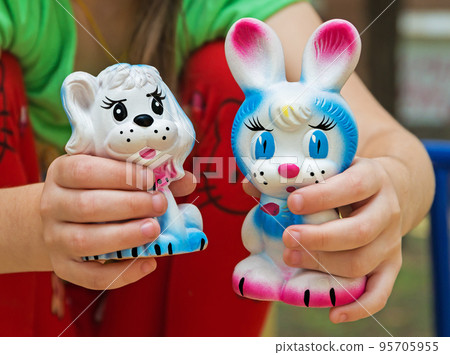 Rubber toy rabbit 95705955