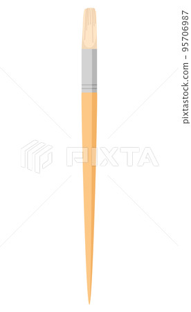 Painting tool cartoon illustration. Drawing creative material for workshop design. Painter art equipment. Artistic decorative element of art supplie 95706987
